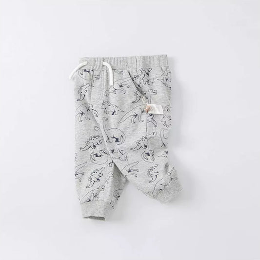 Grey Dinosaur Sweatpants