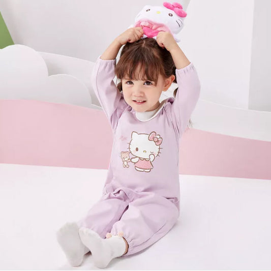 Sanrio Hello Kitty x Dave & Bella Purple Long Sleeve One-Piece Romper